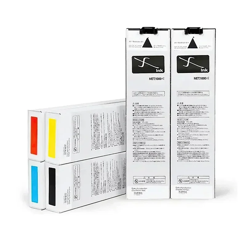 Cartucho de tinta S-7280-7284 para Riso Comcolor, recambio de tinta Compatible con Chip One Time, GD9630, GD9631, GD7330, 7313, 7280C, 7280E - imagen 2