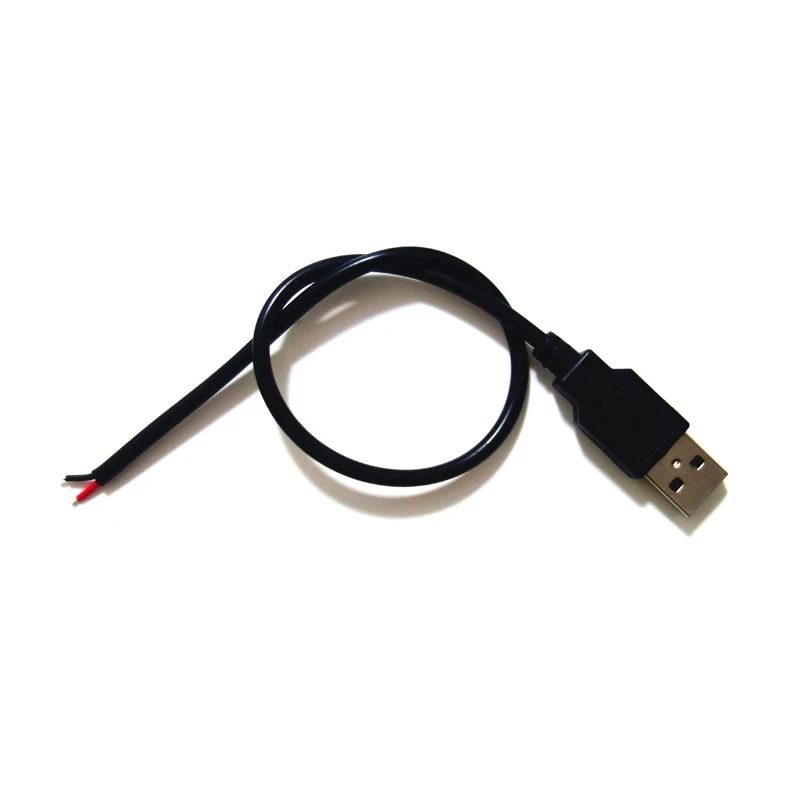 5V USB 0,3 M 1M 2M 2 pines 4 pines 2 cables DIY usb macho hembra Cable conector Cable de extensión de carga de energía adaptador de conector - imagen 4