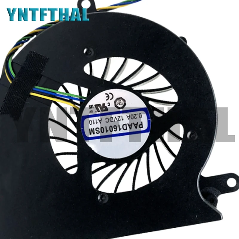 Ventilador de refrigeración de 4 cables PAAD16010SM 0.20A 12VDC A110, nuevo