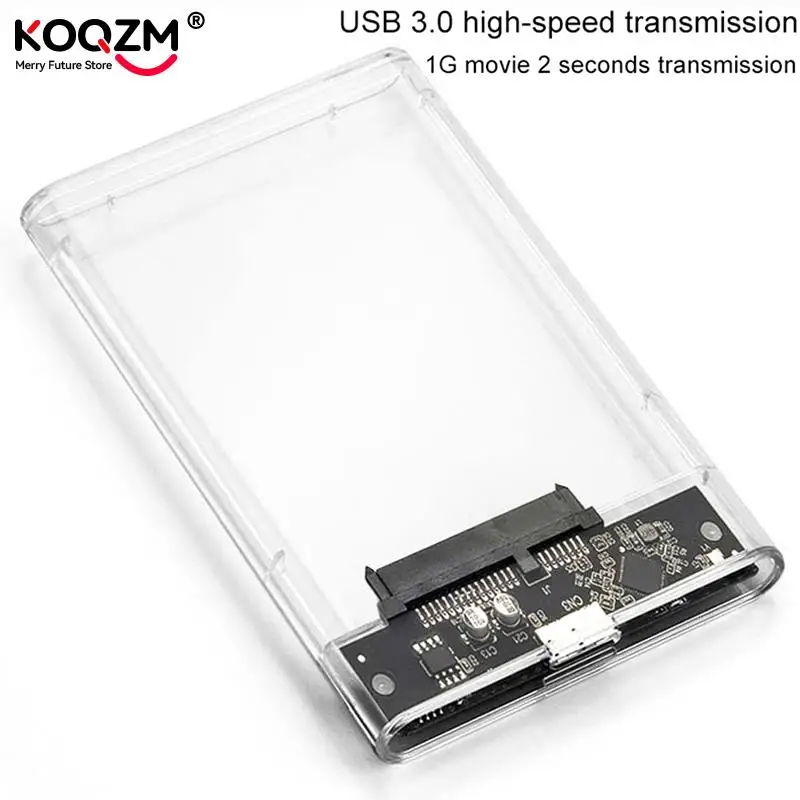 Caja de disco duro externo para móvil, carcasa de Hdd SATA de 2,5 pulgadas, USB 3,0, herramienta gratis, 5 Gbps