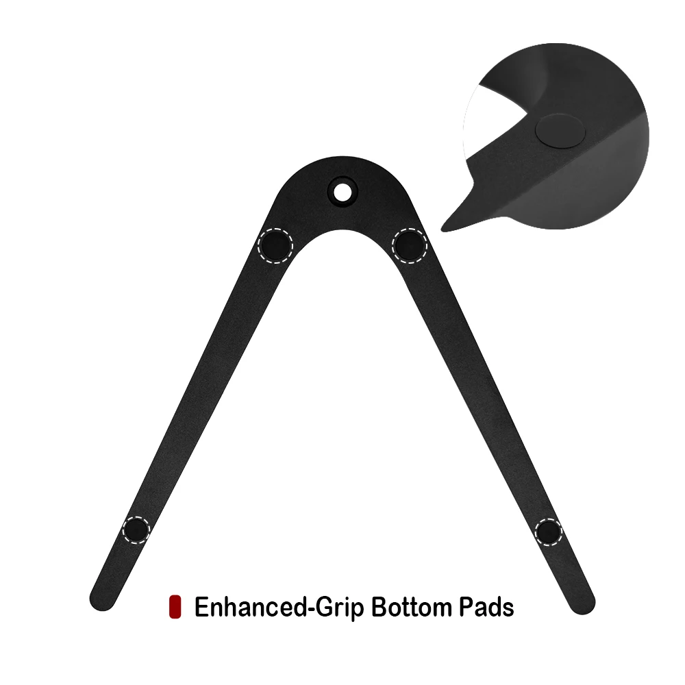 Soporte de escritorio con ruedas Simube A1 para QR2, Moza/Simagic, acabado anodizado, componente de aluminio totalmente mecanizado CNC - imagen 3