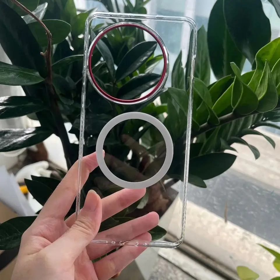 Para OnePlus 13 funda magnética XUNDD parachoques trasero protector de PC duro transparente ultrafino - imagen 3