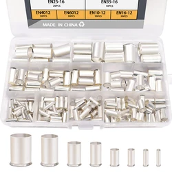 Kit Terminales Aislados Cobre Estañado AWG 1/0-12 para Engarzar