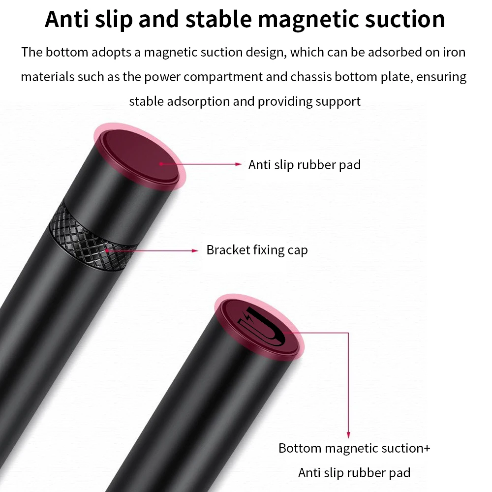 Soporte para tarjeta gráfica TISHRIC GPU, funda para PC de escritorio, soporte con tornillo giratorio telescópico ajustable, soporte para tarjeta de vídeo, conector 3 modelos - imagen 3