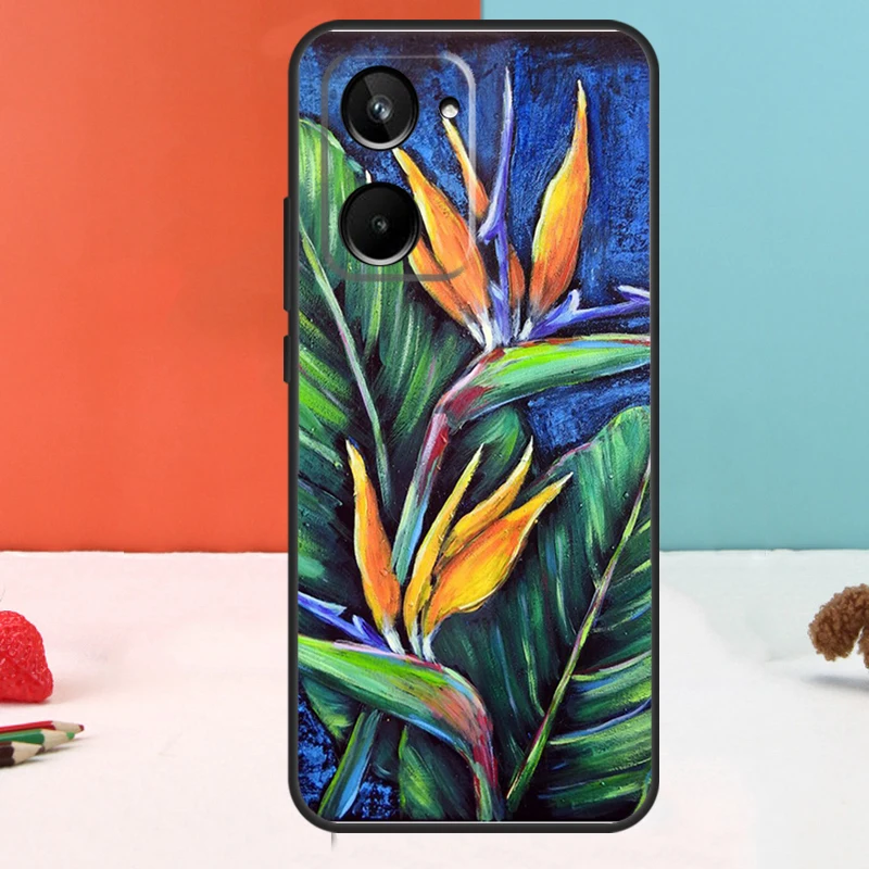 Funda de pájaros hawaianos del paraíso Tropical para Realme 15 Pro GT6 GT7 10 11 12 13 14 Pro Plus C51 C53 C55 C61 C63 C65 C67 C75 C71 - imagen 2