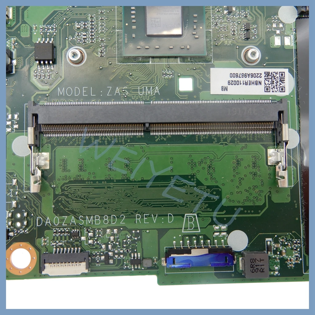 Placa base para ordenador portátil DA0ZASMB8D2 para Acer Aspire A315-21 A315-21G placa base para portátil con A6-9220 CPU 4GB-RAM 100% Tesedt OK