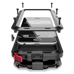 Funda de aluminio antigolpes para iPhone 17 Air, 16, 15 Pro Max