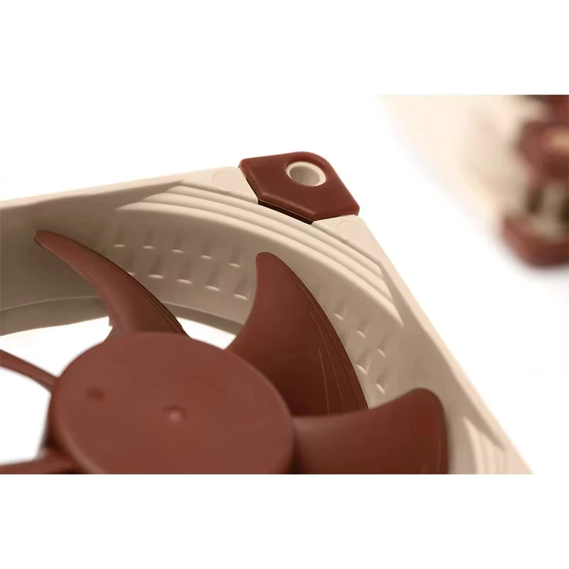 Noctua-ventilador de alta calidad con Control inteligente de temperatura, ventilador silencioso de CPU, alta presión de aire, 3/4 pines, 80mm, PMW, NF-A8, 8CM - imagen 5