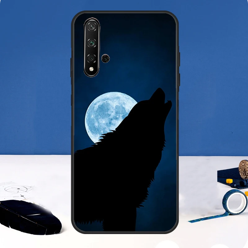 Moon Roaring Wolf Case For Huawei Nova Y90 Y91 Y60 Y61 Y70 10 9 SE 11 Pro 5T 11i 8i 3i P20 P40 P30 Lite Cover - imagen 5