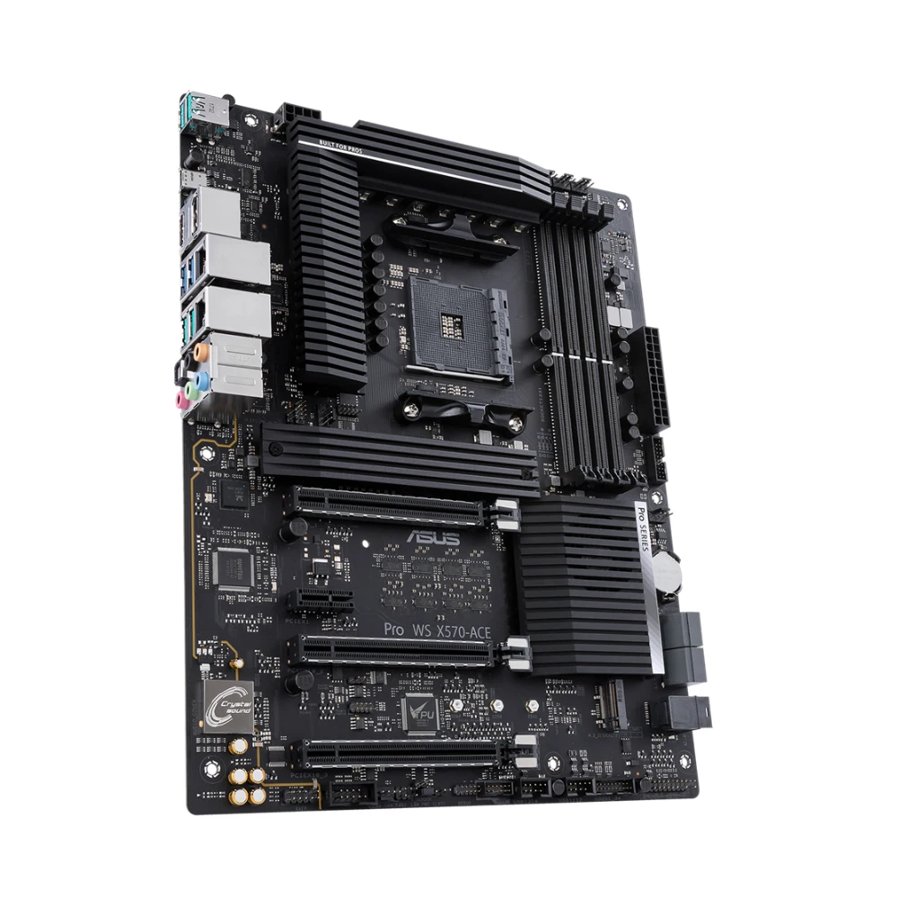 Placa base ASUS Pro WS X570-ACE compatible con 5600G 5700X 5700X3D 5800x3D CPU 4xDDR4 M.2 NVME HDMI PCIe4.0 AMD X570 ATX AM4 - imagen 2