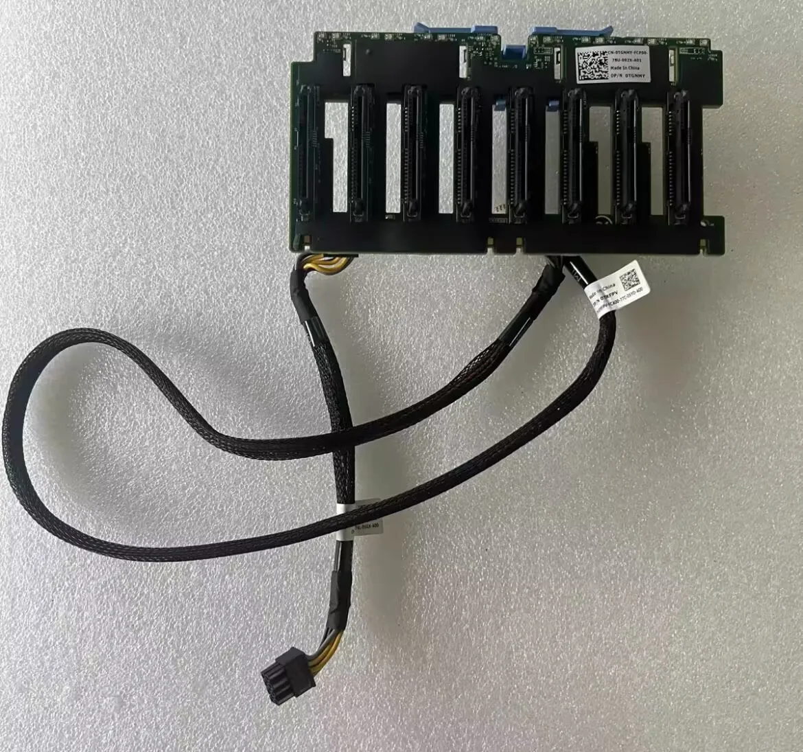 Para Dell HDD Backplane 2,5 "SFF 8 Bahías para PowerEdge R730 TGNMY CN-0TGNMY con cables