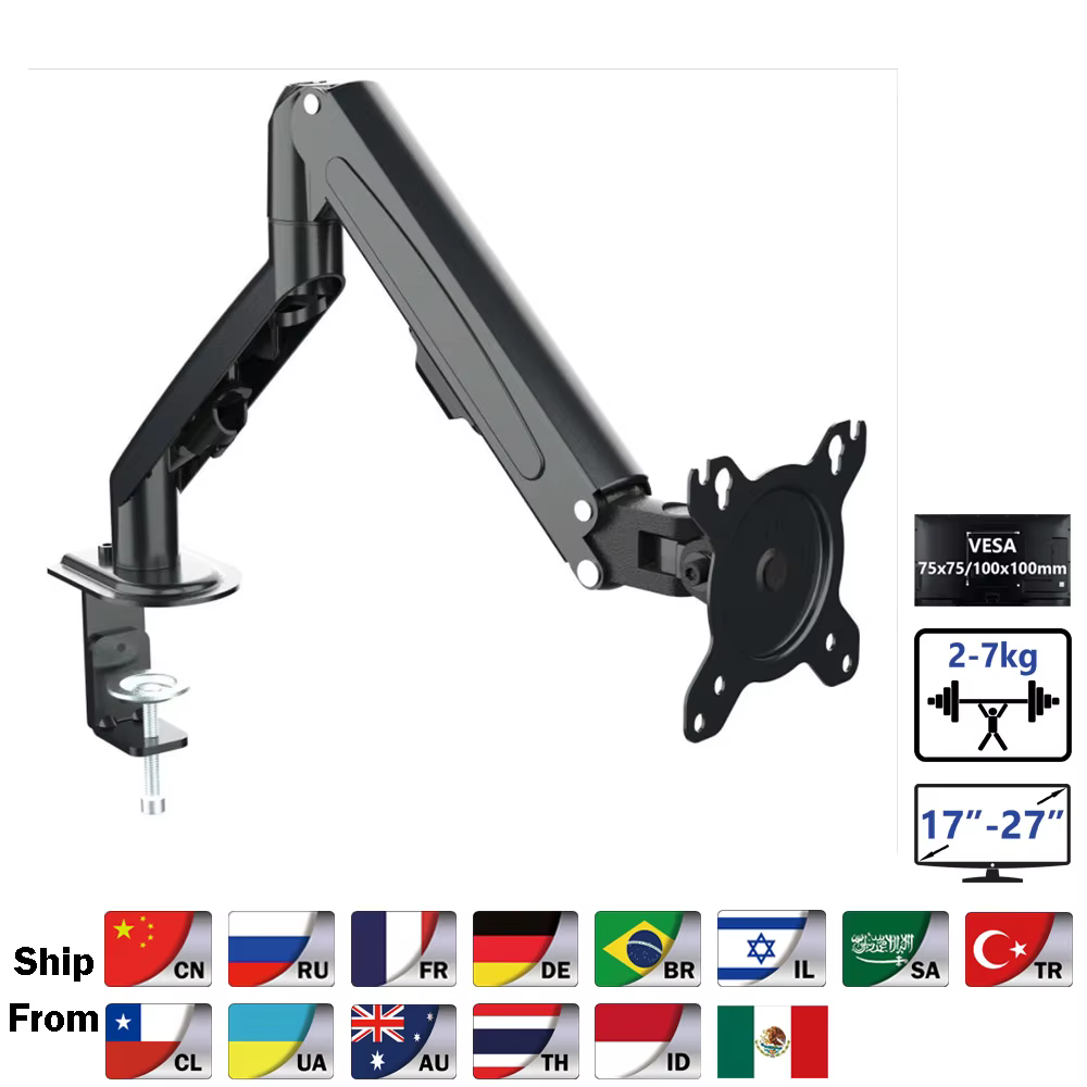 Hyvarwey GC08-12 Soporte Monitor Inclinación Rotación 13-27