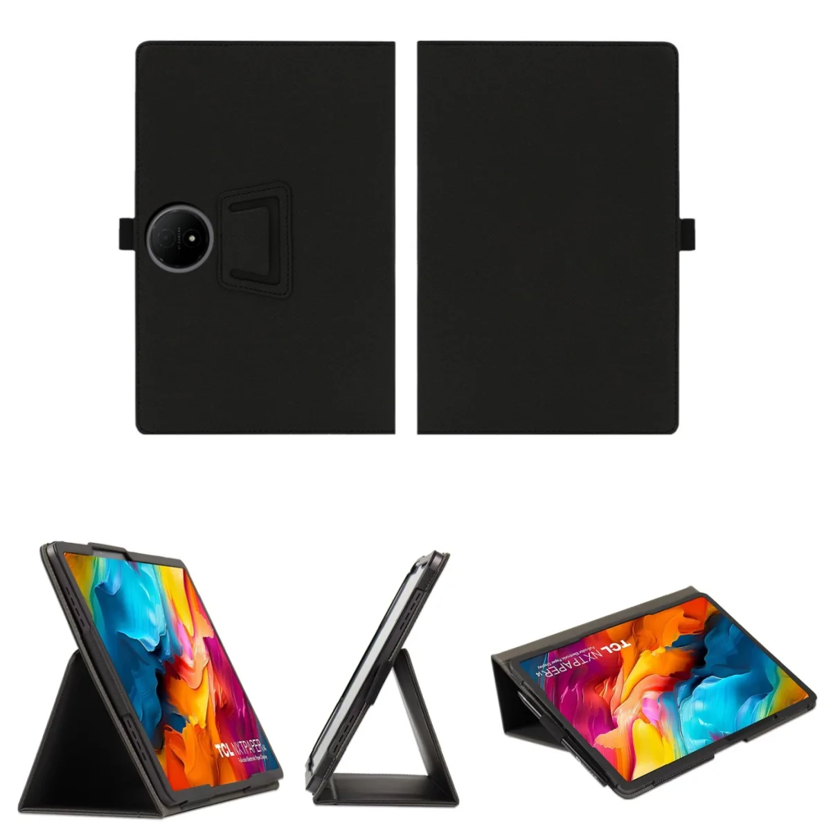 Funda de negocios para tableta TCL NXTPAPER de 14,3 ", 2024, funda con tapa de cuero PU con soporte y carcasa protectora de mano a prueba de golpes - imagen 2