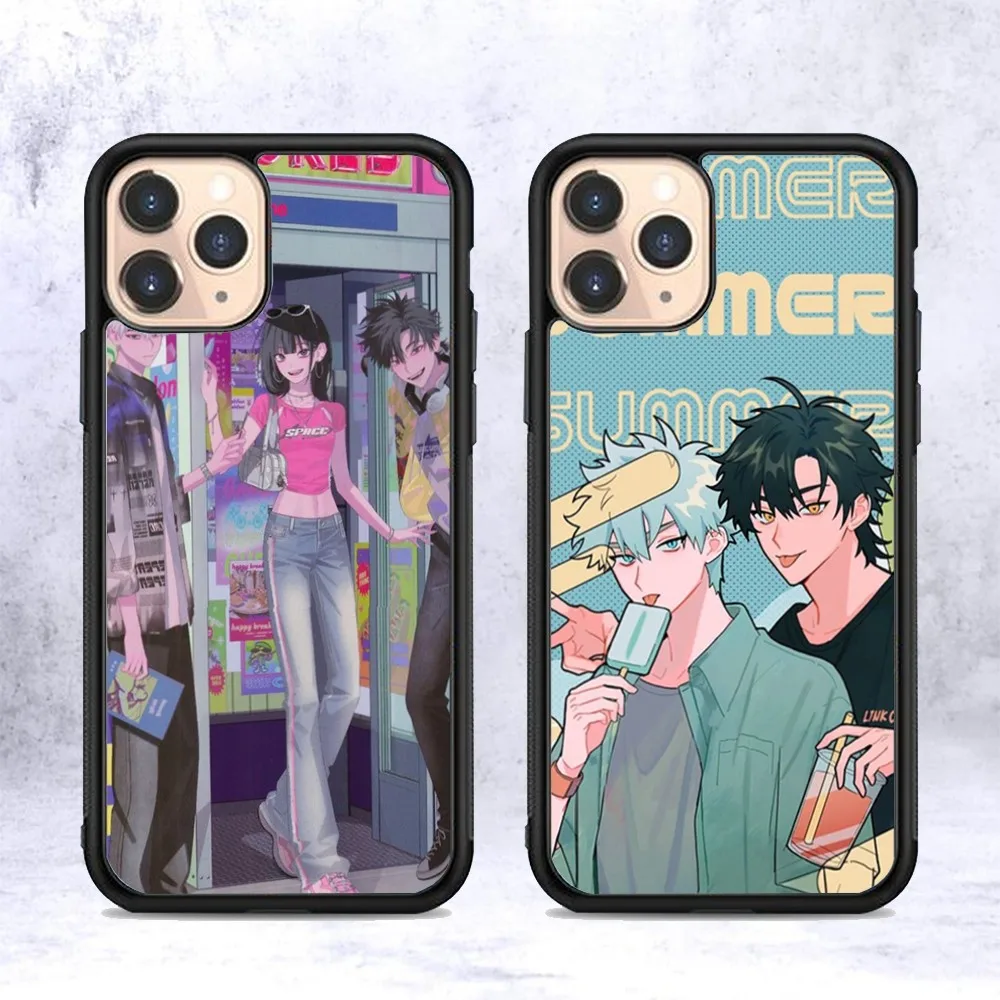 Enlace Haga clic en la funda del teléfono PC de silicona + TPU para IPhone 11 12 13 14 15 16 Plus Pro Max - imagen 3