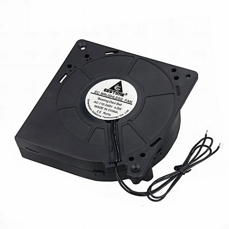 Nuevo ventilador de 12cm AC 110v 120v 220v 120mm 120*32mm ventilador turbo centrífugo de alto volumen de aire - imagen 2