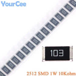 Resistencia SMD 2512 10 kOhm chip 1 W, 5% tolerancia
