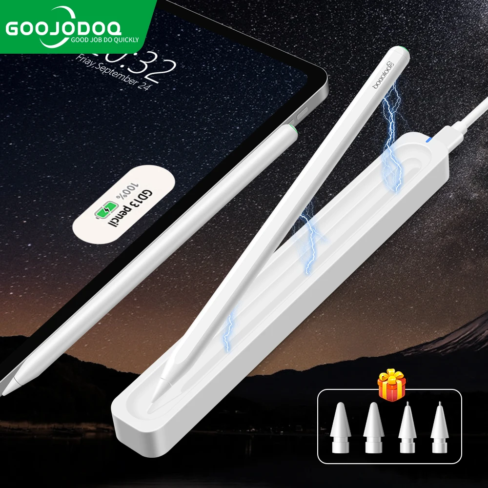 Lápiz Óptico con Rechazo de Palma, Lápiz de Inclinación, Carga Inalámbrica, Bolígrafo para Apple Pencil 2 1 iPad Air 4 5 Pro 11 12.9 Mini 6 - imagen 2