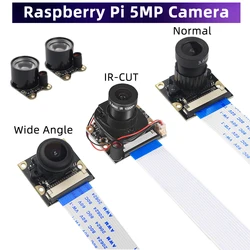 Cámara Raspberry Pi 5MP 1080P Visión Nocturna Gran Angular IR-CUT Autofocus 4B