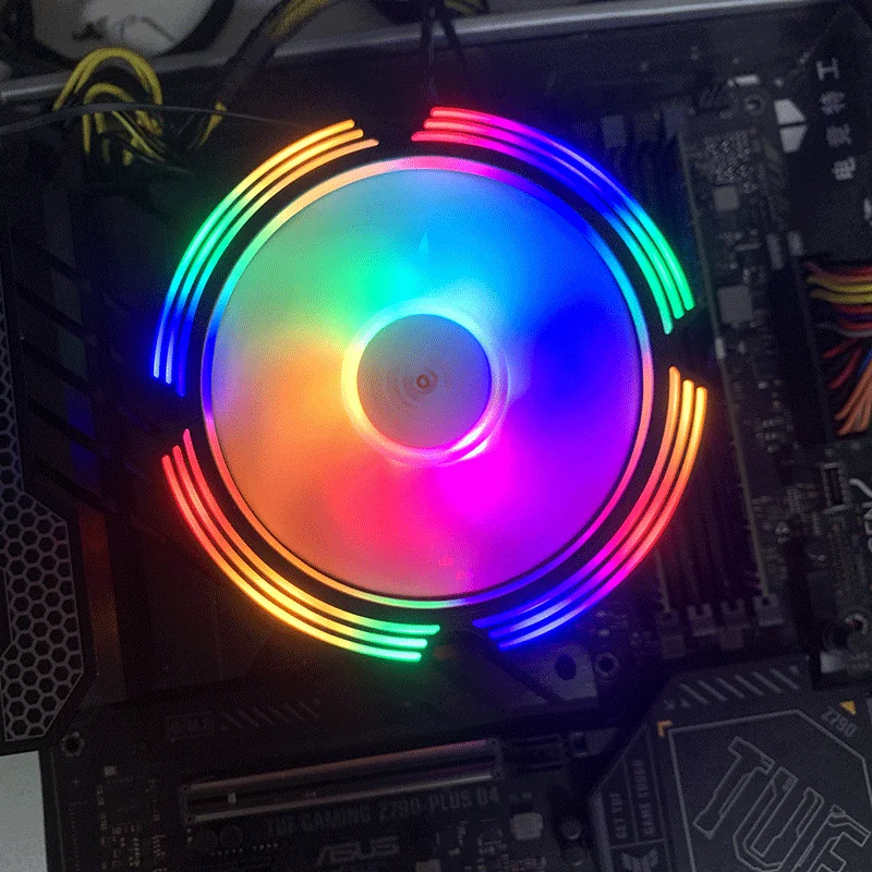 Enfriador de aire de CPU de 120MM, ventilador de refrigeración de PC de 4 pines PWM para Intel 2011 1700 1200 1150 1155 1156 X79 X99 AM3 AM4 - imagen 4