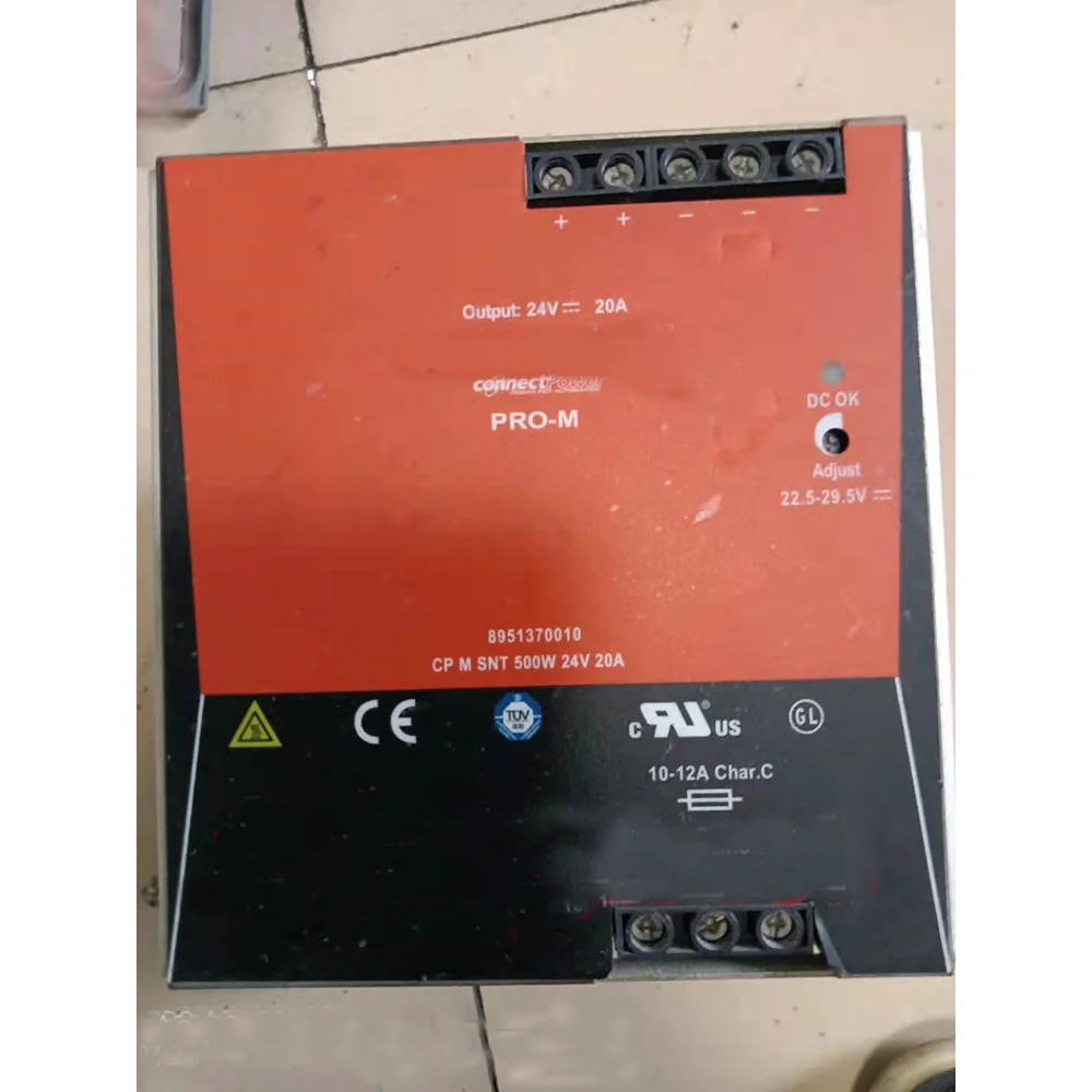 Original para fuente de alimentación conmutada de riel Weidmüller monofásica 100% probada antes del envío 8951370010   CP M SNT 500W 24V 20A - imagen 4