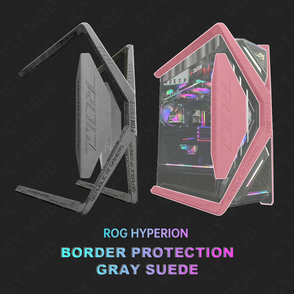 Chasis ROG HYPERION GR701 ARGB Lighting ASUS, carcasa de PC, paneles de gamuza personalizados, Kit de reacondicionamiento de jugadores, 5V ARGB Laser MOD, 4 Uds. - imagen 5