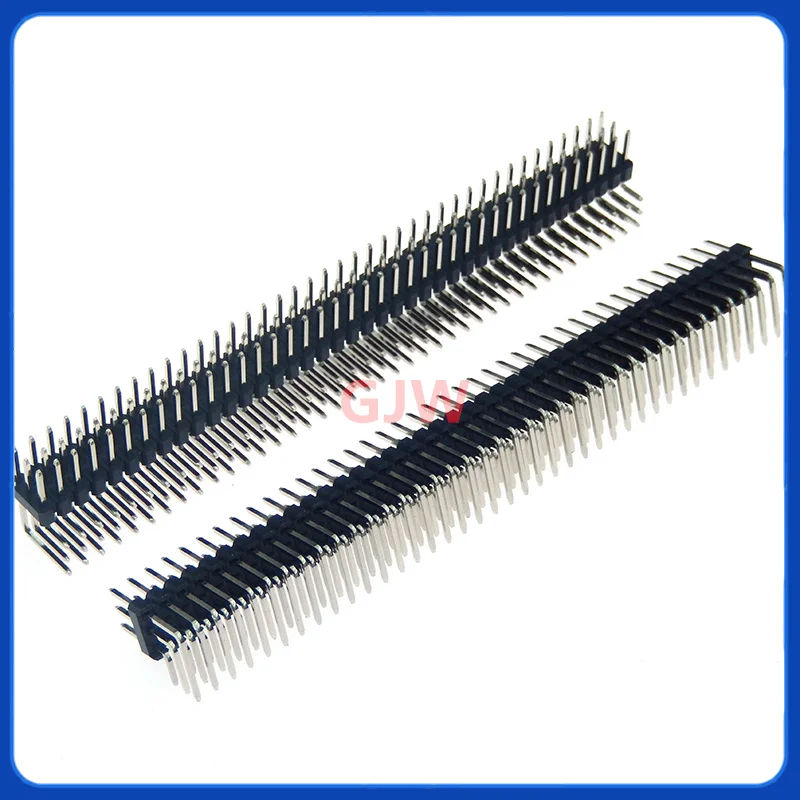 1 Uds 2,54mm 3*40P tres filas macho y hembra 3x40 conector pin PCB separado fila de pines 3x40p pies chapados en oro cabezal doblado de 90 grados - imagen 4