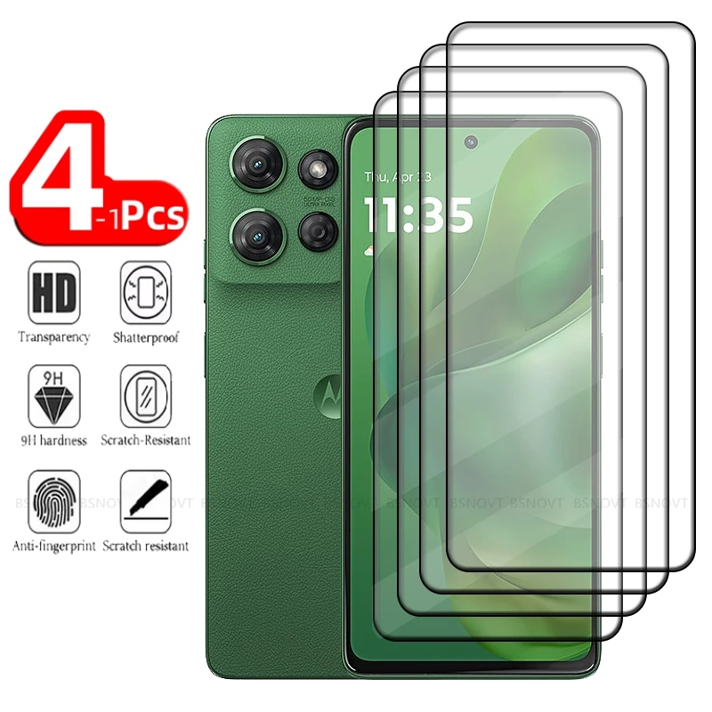 1/2/3/4 Uds para Moto G Power 2025 vidrio Motorola Moto G Power 2025 vidrio templado cubierta completa Protector de pantalla Moto G Power 2025