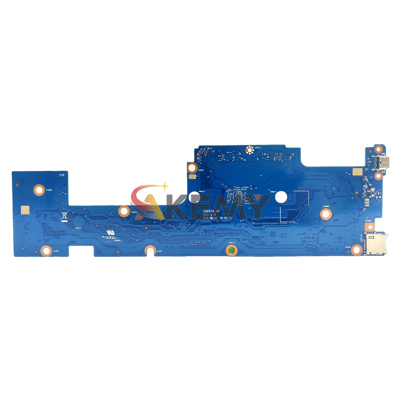 Placa base para ordenador portátil C425TA para ASUS Chromebook C425TA C425T placa base para portátil con CPU I3 I5 I7 100% pruebas OK envío rápido stk - imagen 2