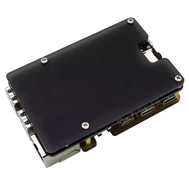 Caja Acrílica RDK X5 Chasis negro con orificios de disipación de calor - imagen 3