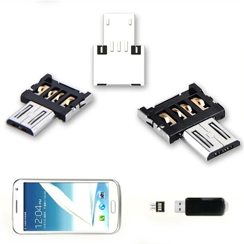 Adaptador USB-C a USB OTG Mini – Lector USB para PC y móviles - imagen 2