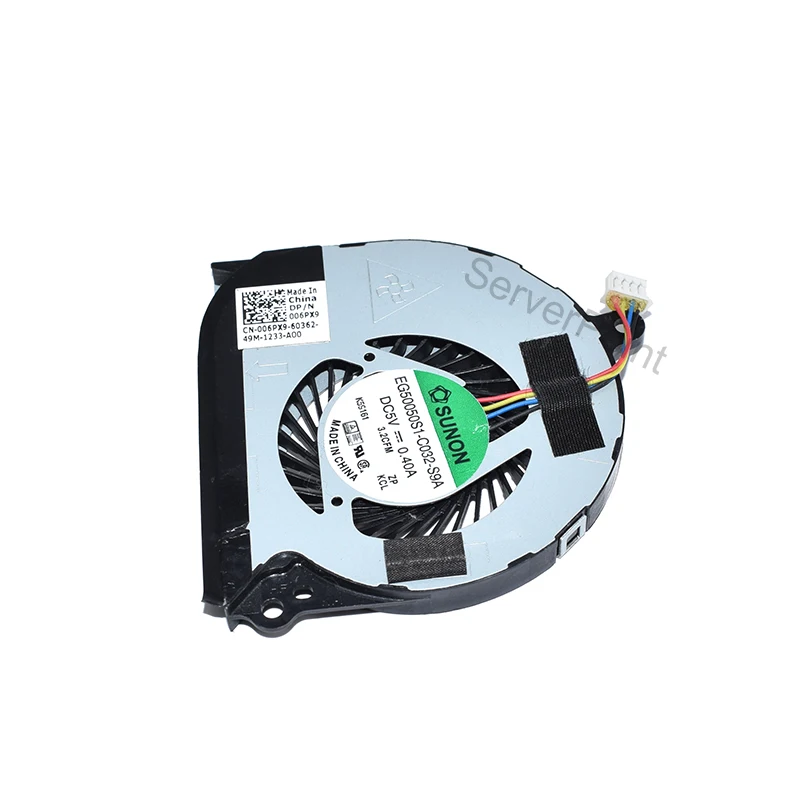 Probado ok para DELL Latitude E7440 E7420 E7450 EG50050S1-C031-S9A 006PX9 0HMWC7 DC5V 0.40A 3.2CFM CPU Fan