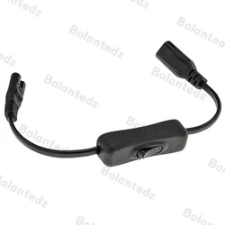 Cable de alimentación con interruptor C7 – Extensión C8