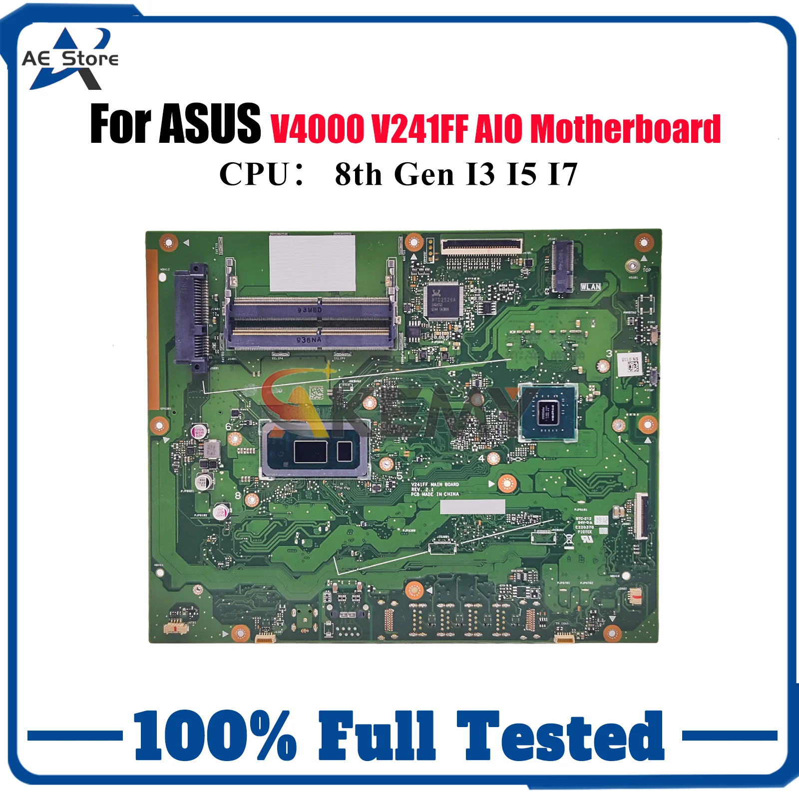 Placa base V241FF para ASUS Vivo AiO V241FF V241F V4000 con CPU I3 I5 I7 100% pruebas OK envío rápido alta calidad