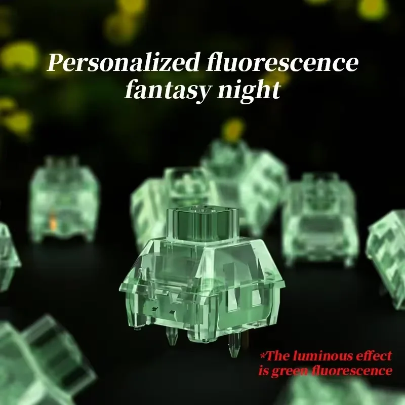 Kailh Box Night Firefly teclado interruptor Clicky 60g RGB para teclado mecánico DIY SMD 5 pines MX interruptores luminiscentes - imagen 5