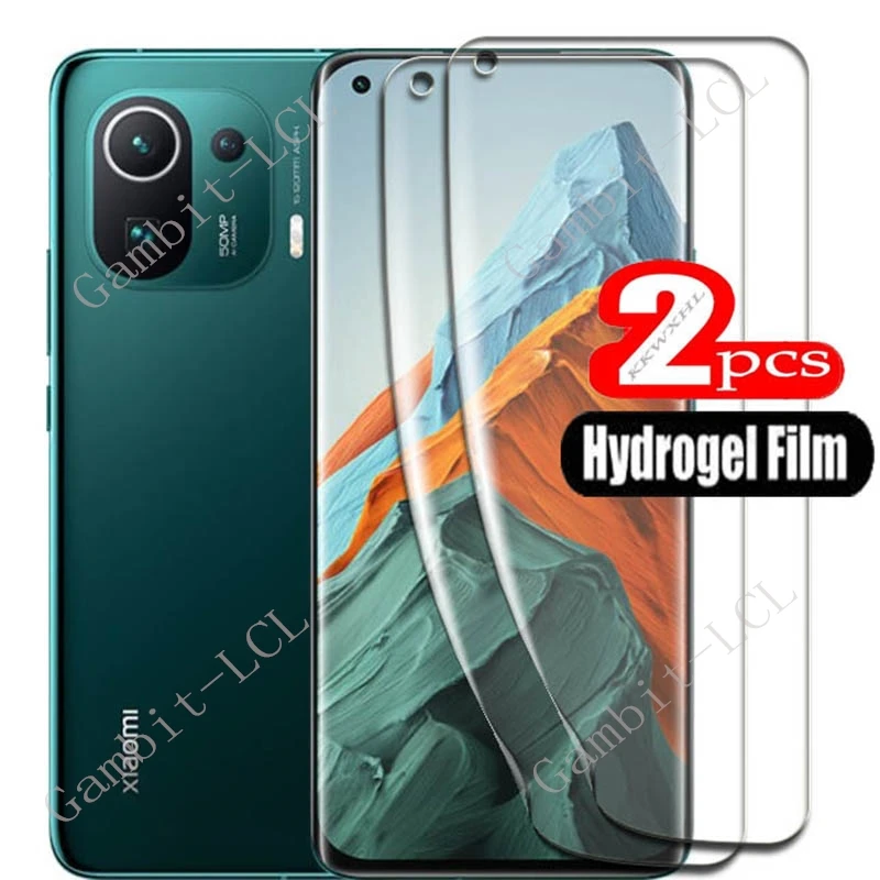 Película protectora de pantalla para Xiaomi Mi 11 Pro, 6,81 ", Mi11Pro, Mi11, 11Pro, M2102K1AC, HD, hidrogel completo, 2 uds.