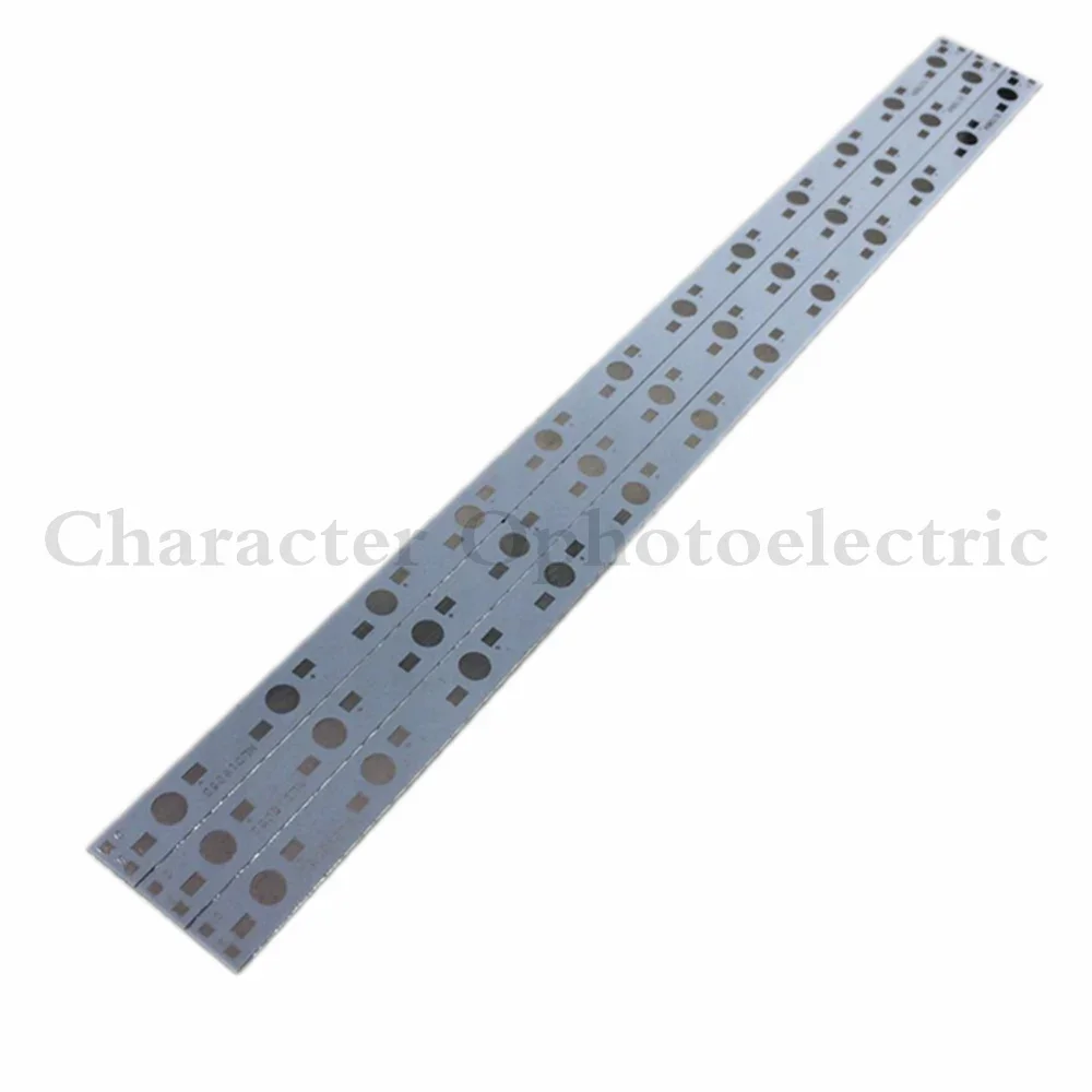 1 placa de circuito PCB de aluminio de 30CM x 1CM para LED de 12x1w,3w,5w en serie - imagen 2