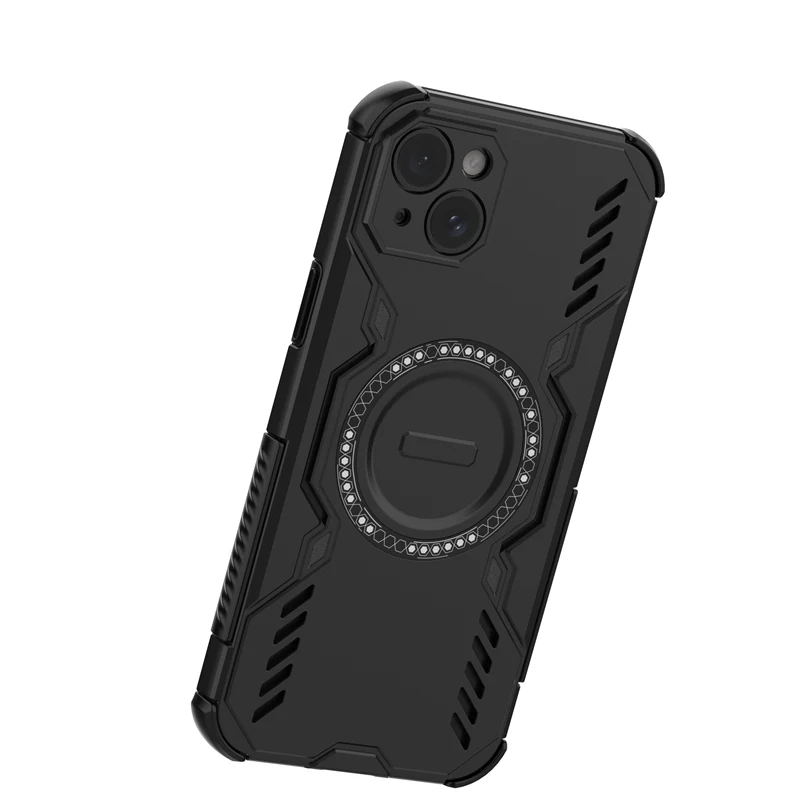 Funda de teléfono magnética con disipación de calor para Apple iPhone 15 Plus Funda de carga inalámbrica para iPhone 15 Plus чехол Funda trasera - imagen 5