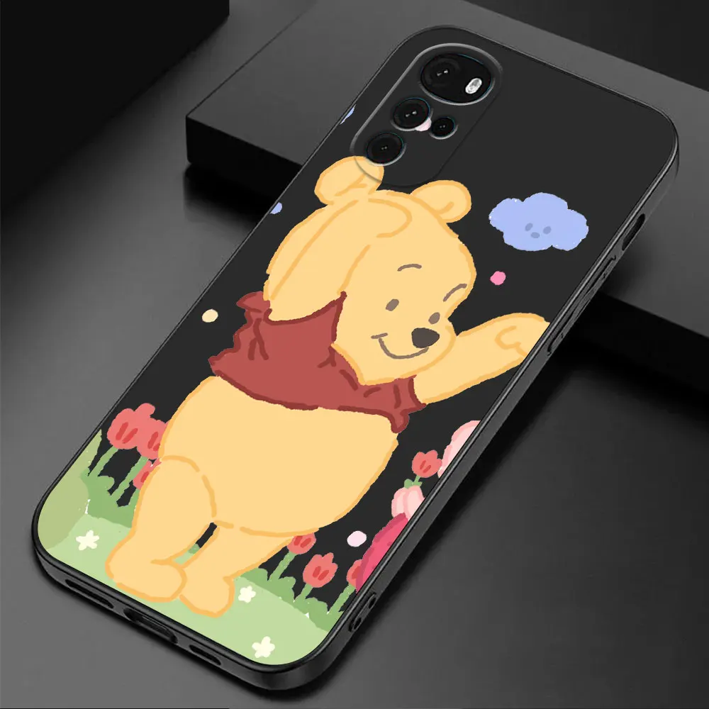 Funda de teléfono Winnie The Pooh para Motorola Moto G52, G53, G32, G31, G71, G72, G30, G22, G73, G60s, G50, G60, G51, bolsa de TPU suave - imagen 5