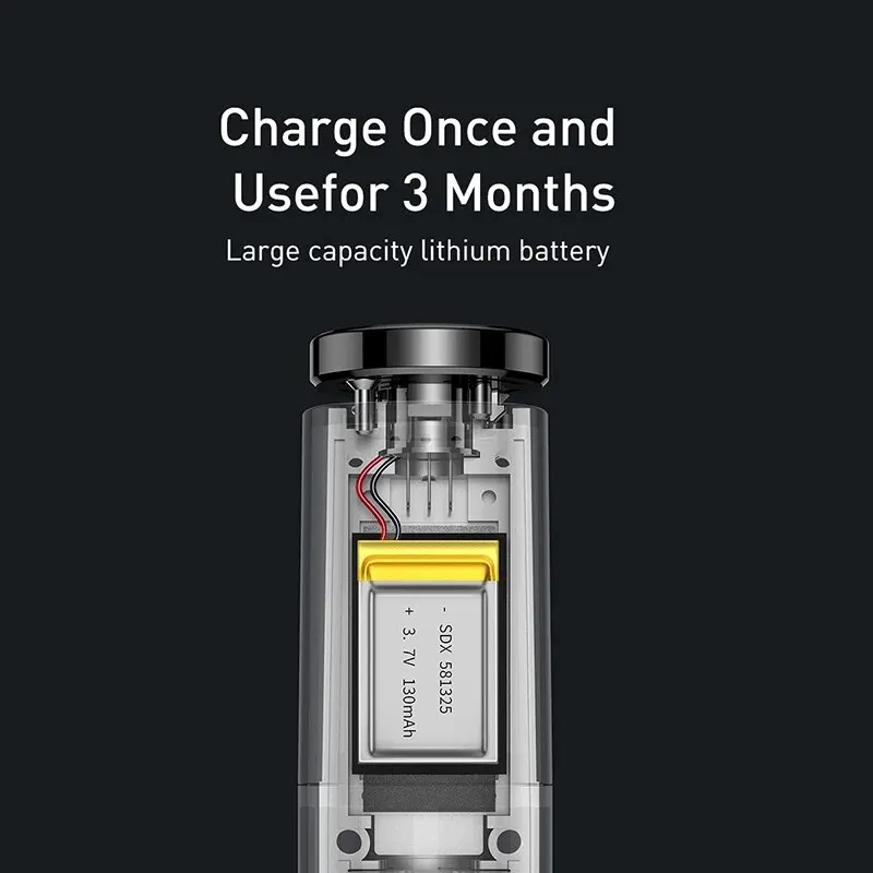 AliExpress Collection Baseus, probador portátil sin contacto de alcohol con pantalla LED, alcoholímetro recargable automático - imagen 5