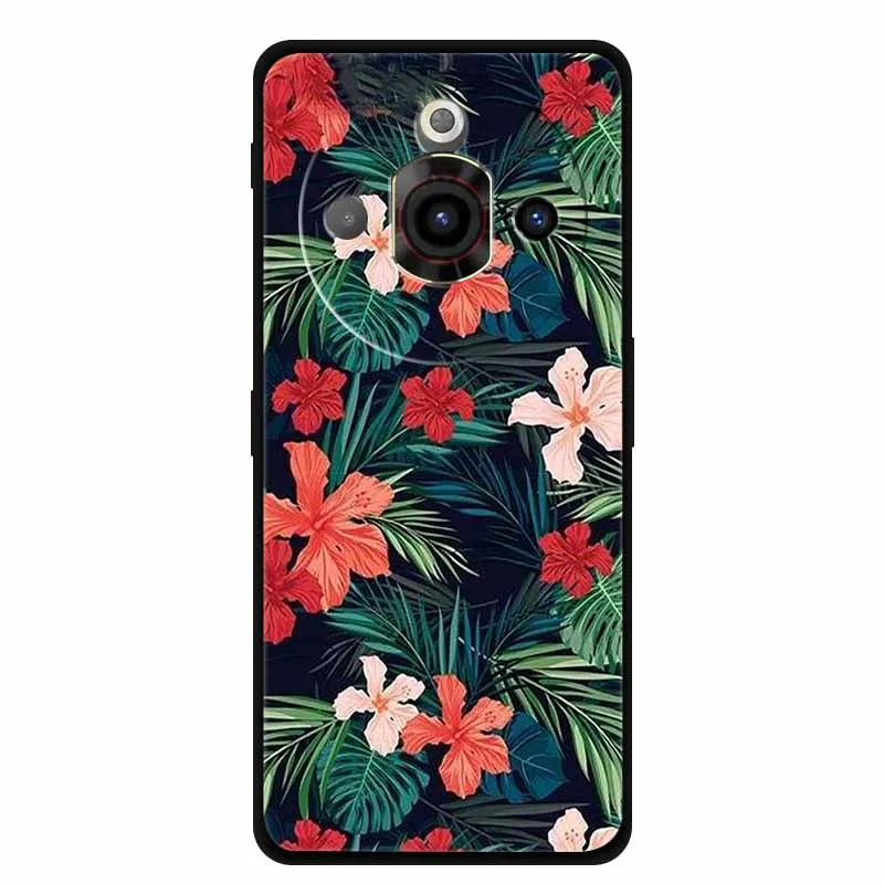 Para NUBIA Focus Pro 5G funda Original de silicona suave TPU fundas de teléfono contraportada para NUBIAFocus Pro Fashion Planet funda protectora - imagen 2