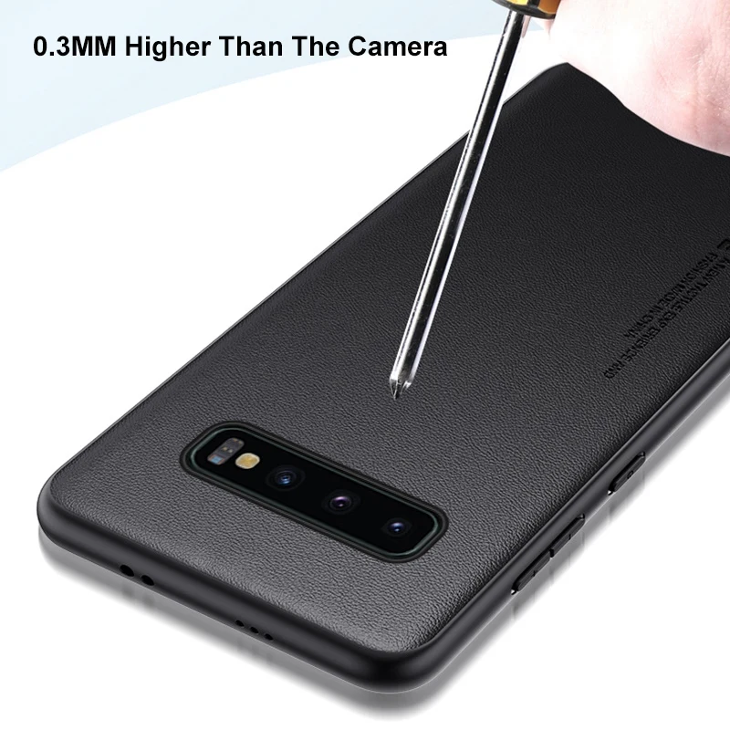 Funda de cuero PU de lujo para Samsung Galaxy S10 Plus, funda trasera de silicona a prueba de golpes, funda protectora para teléfono Samsung S10 5G - imagen 5