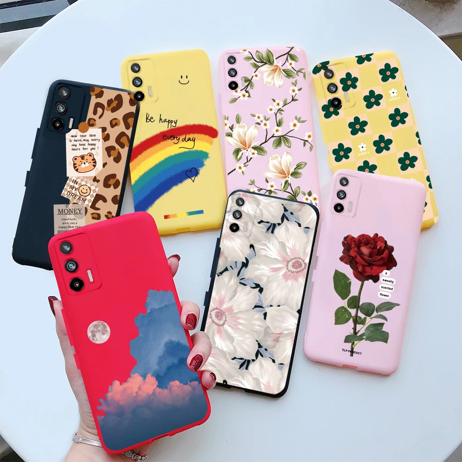 Funda trasera de dibujos animados para teléfono móvil, carcasa blanda con flores para Realme GT Neo 2T RMX2202 5G - imagen 2