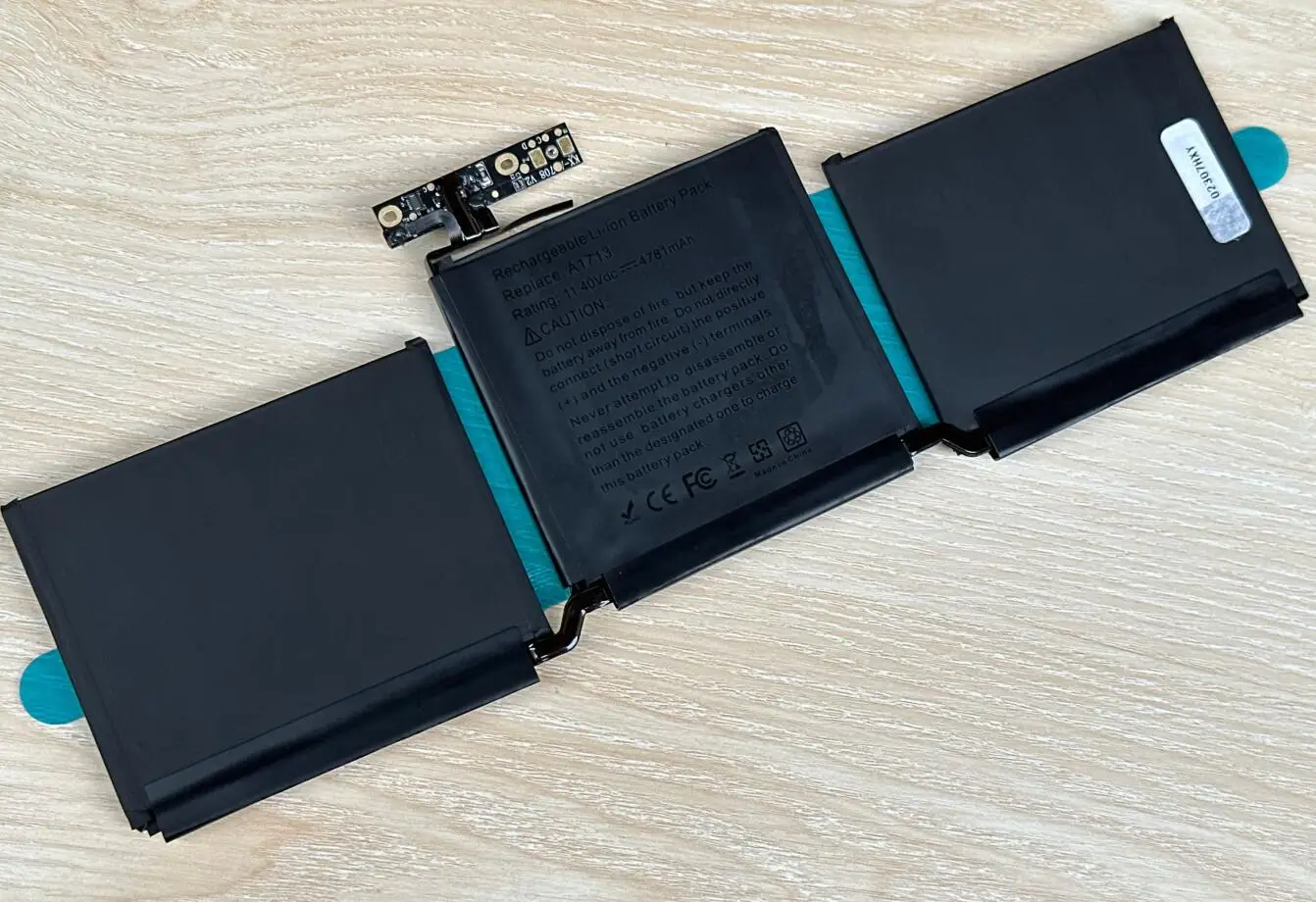 Batería de ordenador portátil A1713 para Apple MacBook Pro, 13 pulgadas, A1708, 2016, 2017, EMC, 2978, 3164, 020-00946, con herramientas - imagen 2