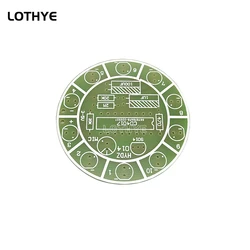 Kit LED Sonoro DIY – Luz Giratoria Colorida Activada por Sonido