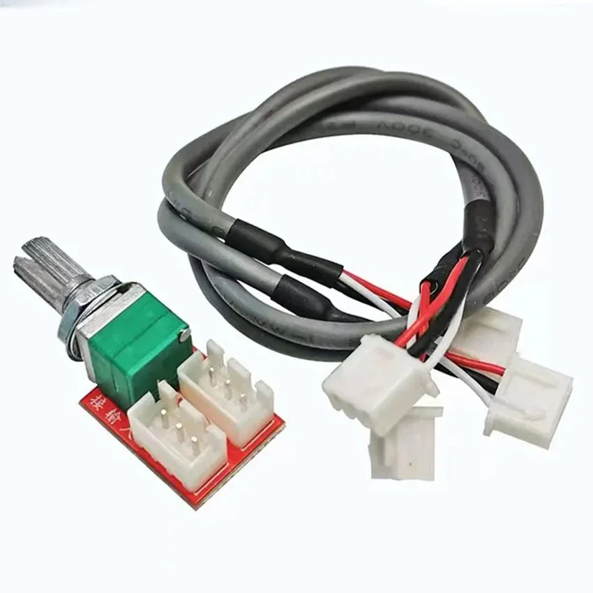 Placa amplificadora de Audio DIY, potenciómetro de volumen, placa adaptadora dúplex 50K y paquete de cables blindados de 300mm, 1/5/10 Uds.