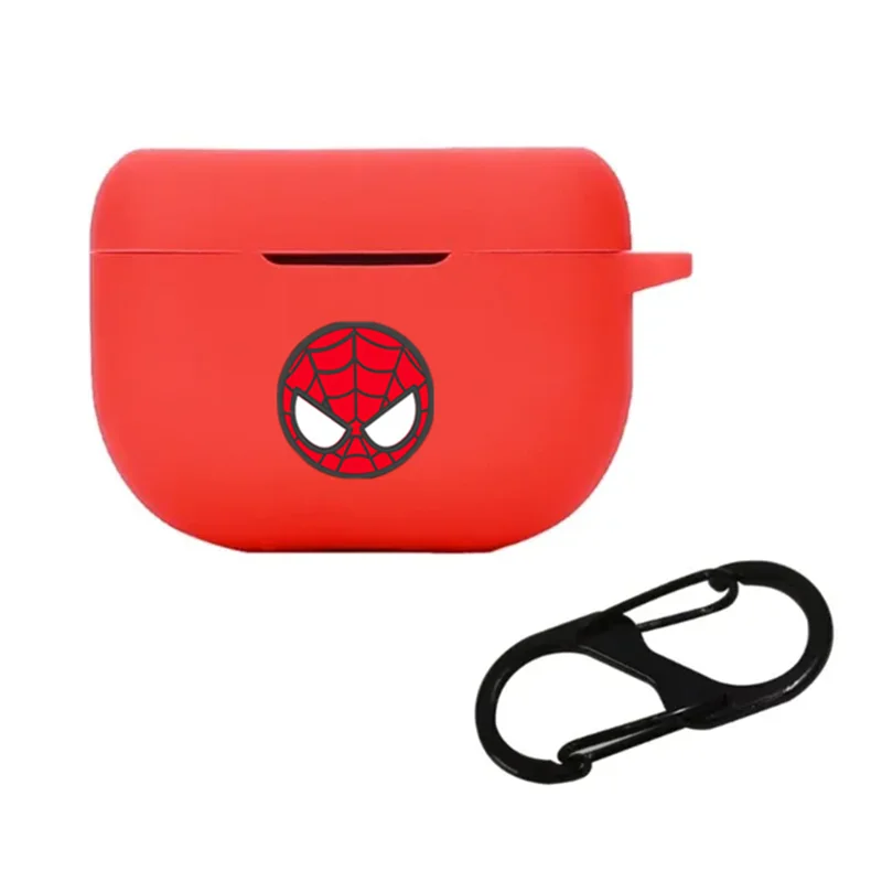 Funda de auriculares de dibujos animados de Marvel para Jabra Elite 10, auriculares inalámbricos de silicona con Bluetooth, caja de carga, funda protectora con gancho - imagen 4
