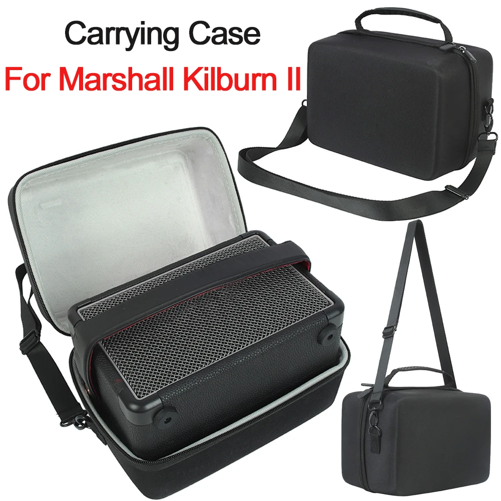Estuche de transporte duro EVA para altavoz Marshall Kilburn II, bolsa protectora portátil BT, bolsa de transporte para altavoz inalámbrico con correa - imagen 2
