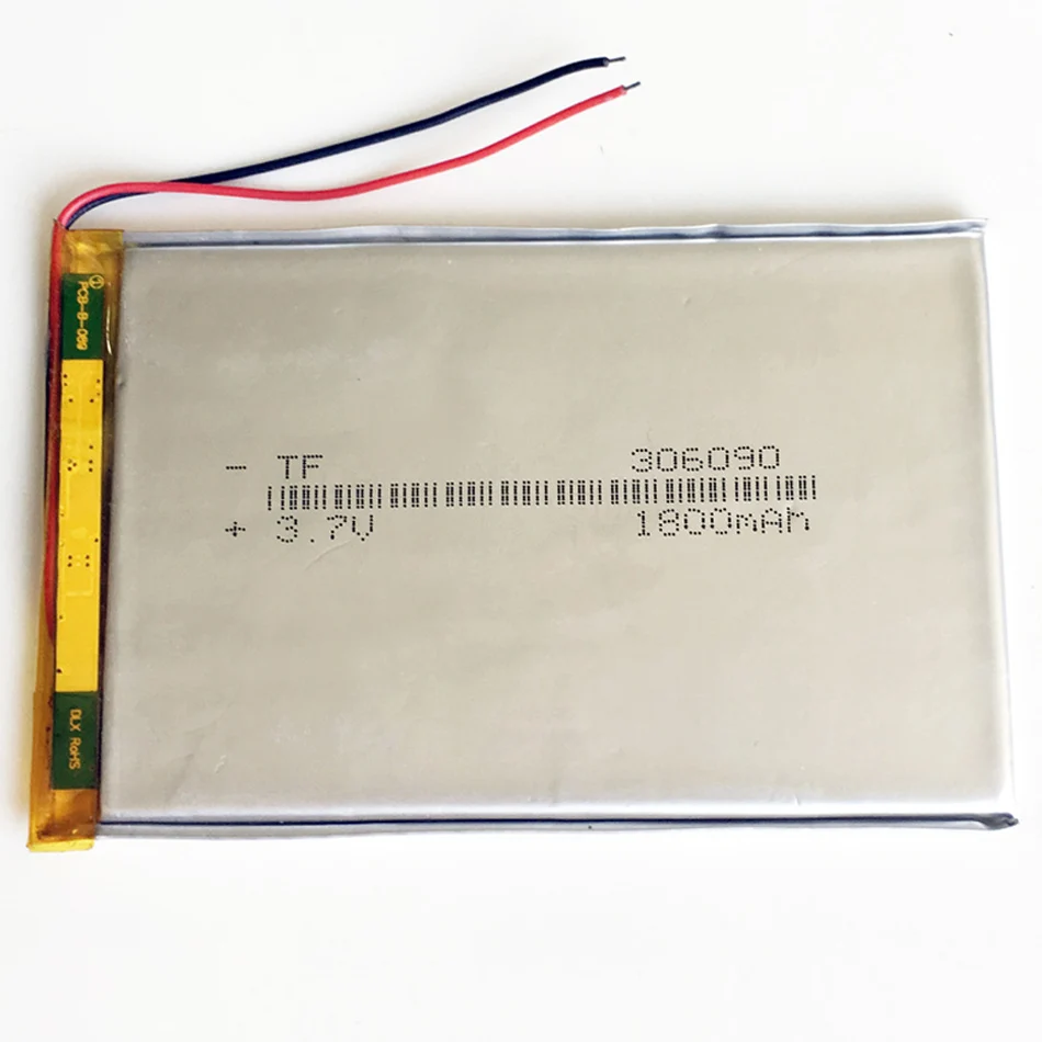 Batería recargable Lipo de polímero de litio, 3,7 V, 1800mAh, para libros electrónicos, Banco de energía de 7 pulgadas, tableta, PC, portátil, Bluetooth 306090 - imagen 5