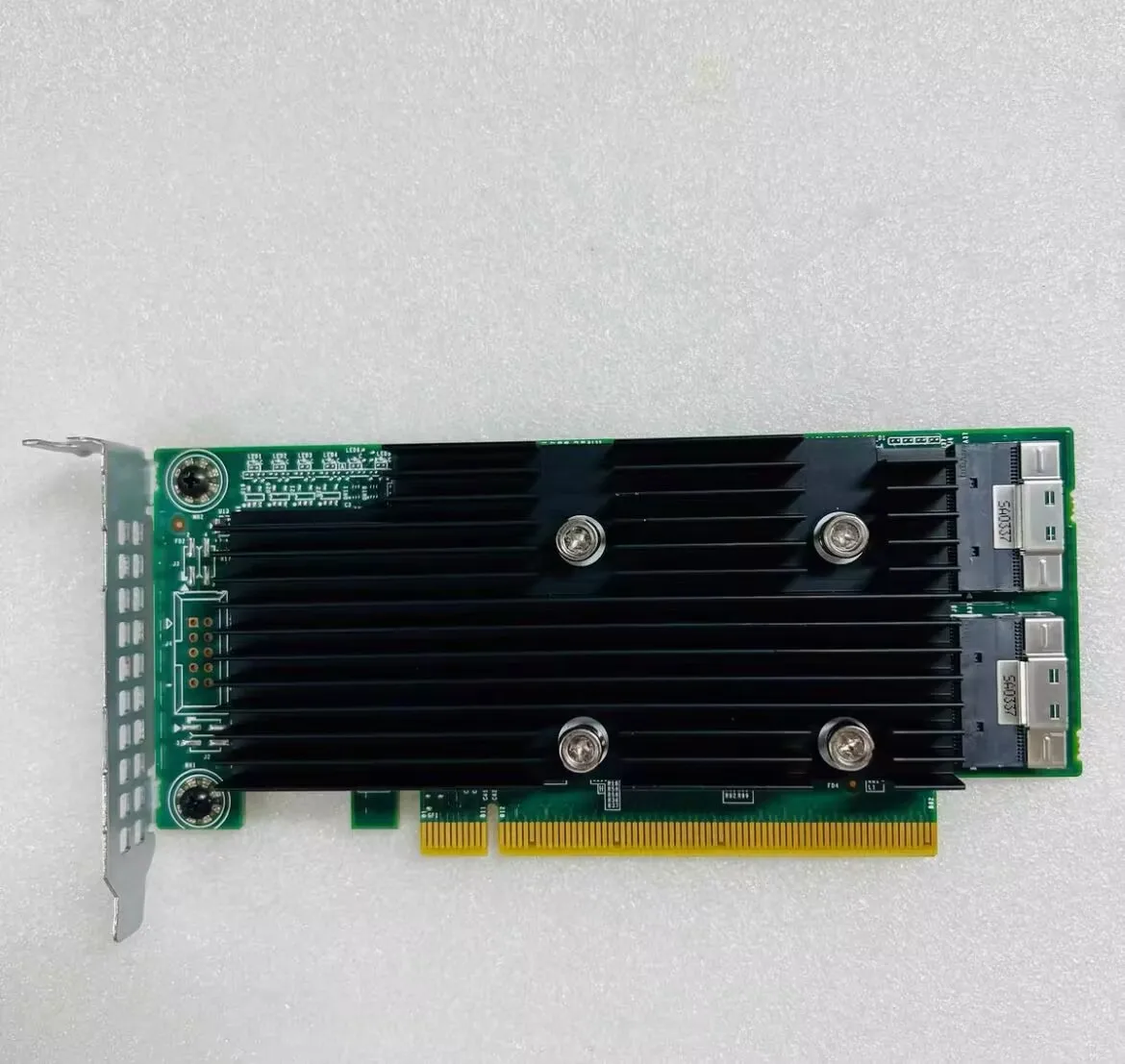 Tarjeta de paso original SSD NVMe PCIe 16X U.2 U. Adaptador de tarjeta F2R15F3 de 2 discos duros para servidor C6420 R740 C6420