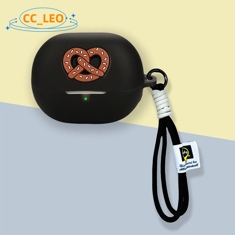 Funda blanda de silicona con cordón de dibujos animados para Baseus BP1 Pro, funda protectora para Baseus Bowie M3s - imagen 3